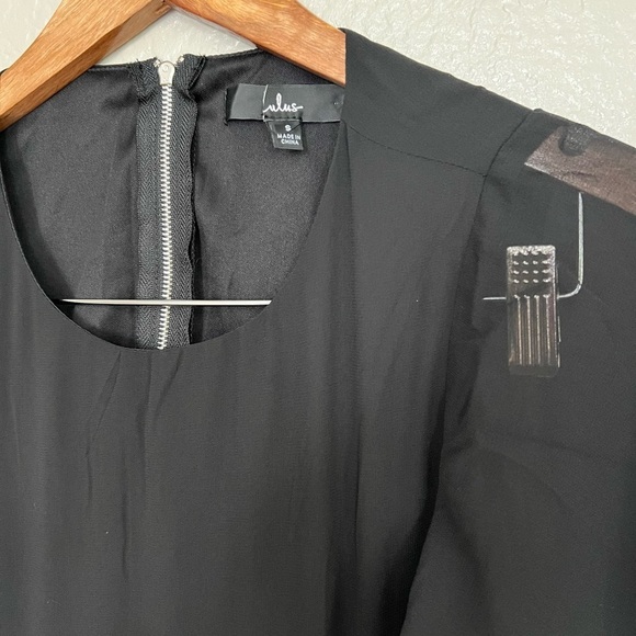 Celebrate Charm Black Tiered Cutout Maxi Dress - Picture 5 of 10